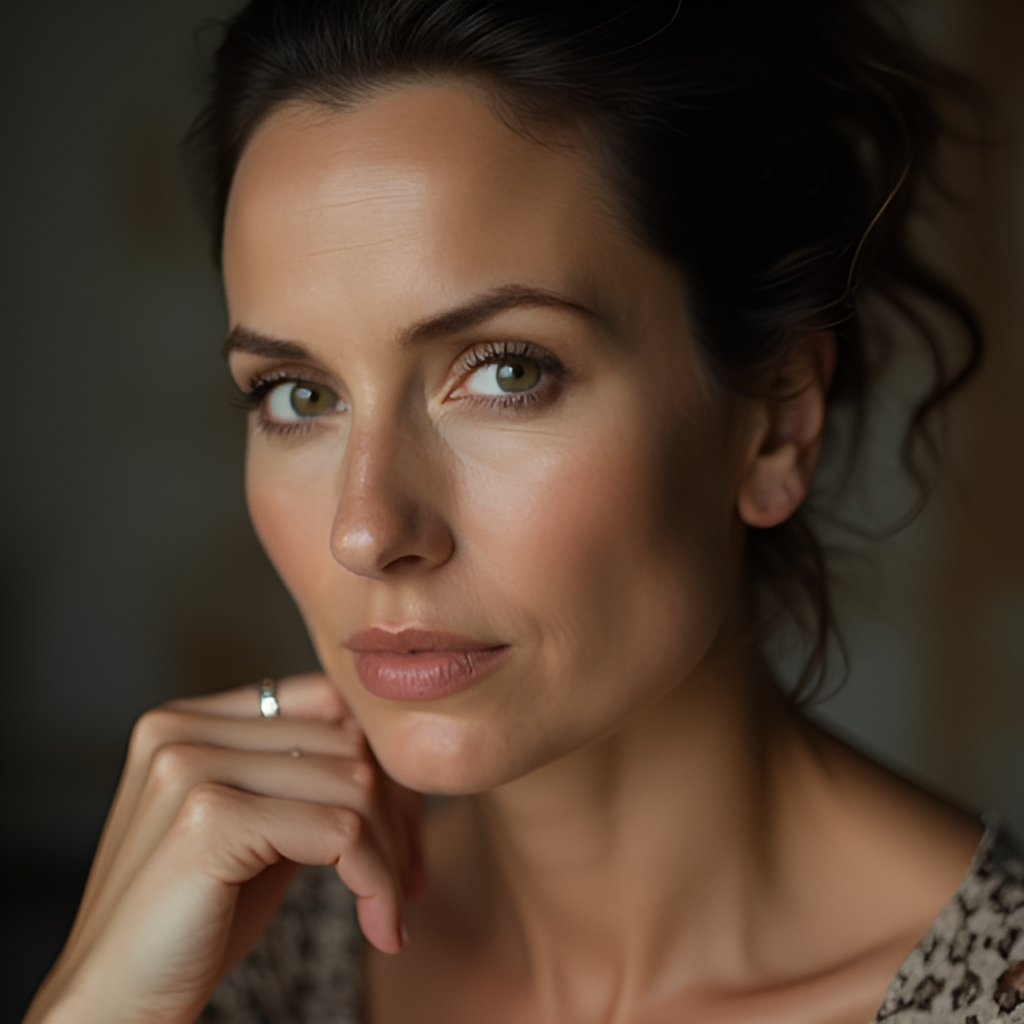 A close-up, thoughtful portrait of Ashley Judd, reflecting her journey and resilience, perhaps with a hint of her southern roots in the background.